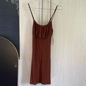 Brown Kendall and Kylie mini dress